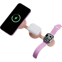 Energea Bazic GoMag Trio 2 3v1 Foldable MagSafe nabíjačka 15W oranžová - Nabíjačky