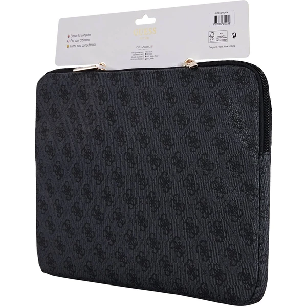 Guess PU 4G Triangle Logo obal pre notebook 14" čierny - Puzdra - Obrázok f2176117b3654fcd8b8766b38a733e65