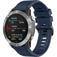 Silikónový remienok FIXED Silicone Strap pre Garmin QuickFit 22mm, modrý - Remienky