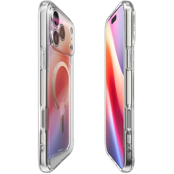 Spigen Ultra Hybrid MagSafe kryt iPhone 17 Pro clear gold - Puzdra - Obrázok f250f8c688a742878251bb6f0d8a2379