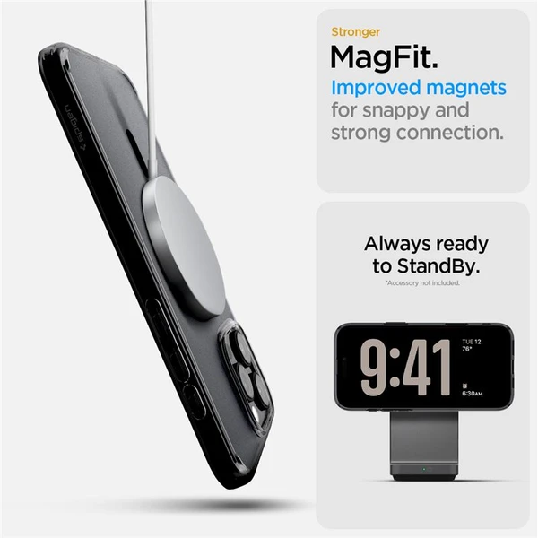 Spigen Ultra Hybrid T MagSafe kryt iPhone 16 Pro Max čierny - Puzdra - Obrázok f2569a68d90f4e4c8b8c6dd4e97ba9be