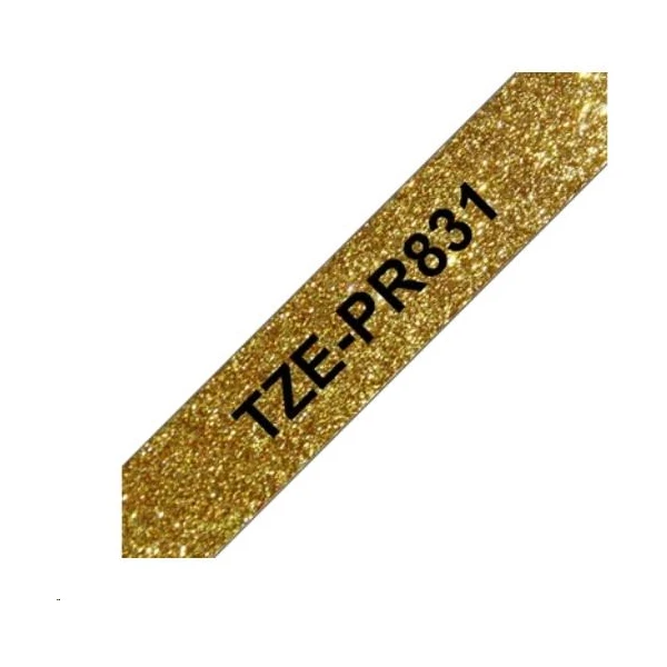 Brother TZe-PR831 páska čierna na zlatom 12 mm - Pásky pre štítkovače - Obrázok f276377cb436488b8eebada1cf7ceb60