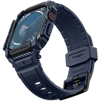 Spigen Rugged Armor Pro remienok s puzdrom Apple Watch 10/11 (42mm) modrý - Remienky