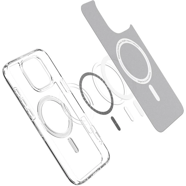 Spigen Crystal Hybrid MagSafe kryt iPhone 16 Pro white - Puzdra - Obrázok f2ab3b489d8543389cf8d0404ac16d41