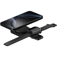 ENERGEA MAGDUO, 2IN1 FOLDABLE QI2 MAGNETIC FAST WIRELESS CHARGER - GUN - Nabíjačky
