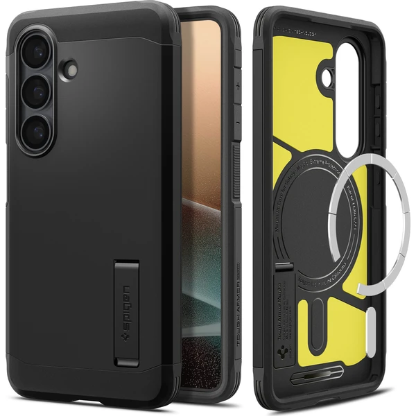 Spigen Tough Armor MagSafe kryt Samsung Galaxy S26+ čierny - Puzdra - Hlavný obrázok