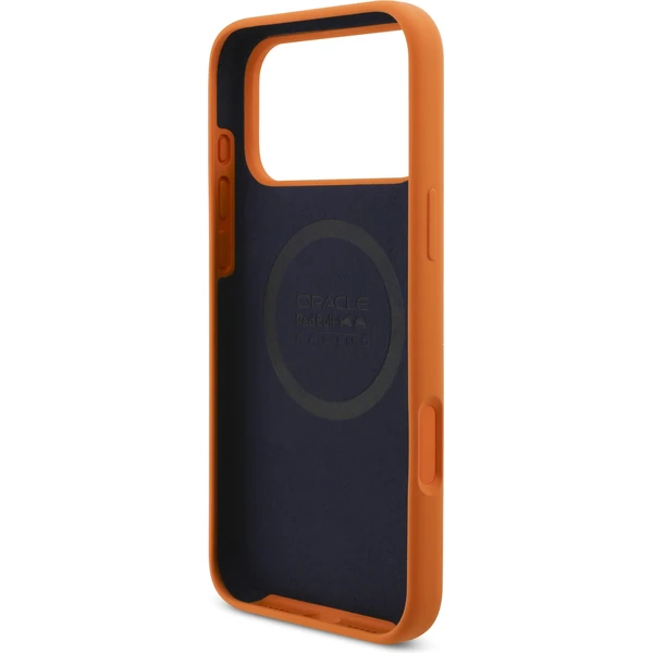 Oracle Red Bull Racing Silicone MV1 MagSafe kryt iPhone 17 Pro Max oranžový - Puzdra - Obrázok f2f974789ff140baaf44df821a9898d4