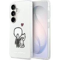 Karl Lagerfeld IML K&CH zadné logo magnetický kryt Samsung Galaxy S26 priehľadný - Puzdra