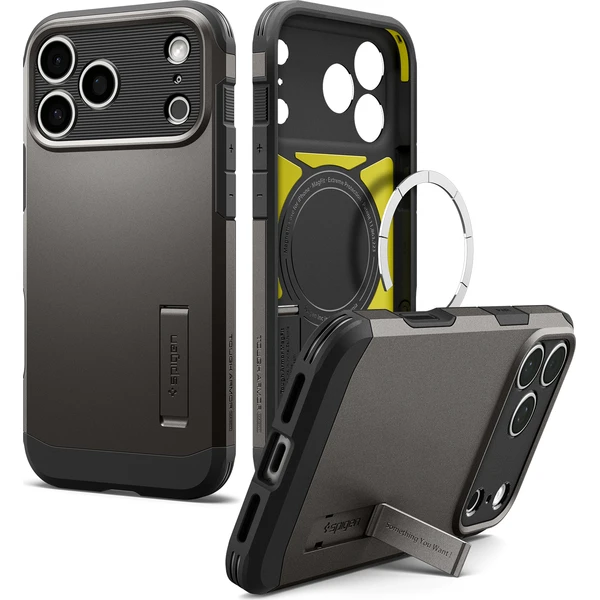 Spigen Tough Armor T MagSafe kryt iPhone 18 Pro/17 Pro gunmetal - Puzdra - Obrázok f3240664645f40e7b93d62b9329da75d