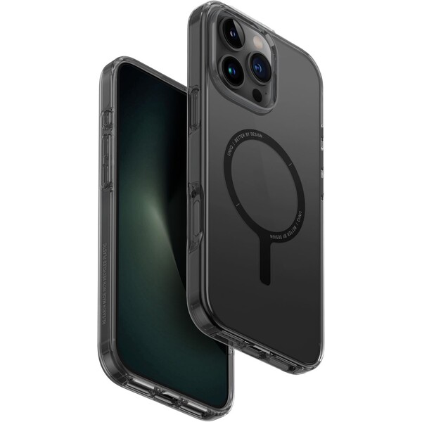 UNIQ Clario (ECO) MagClick kryt s MagSafe iPhone 16 Pro Max dymový