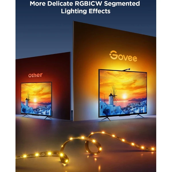 Govee TV Backlight 3 Lite 55-65" Smart LED podsvietenie RGBIC - Inteligentné osvetlenie - Obrázok f340452fb30f41f797747a4f261ee84c