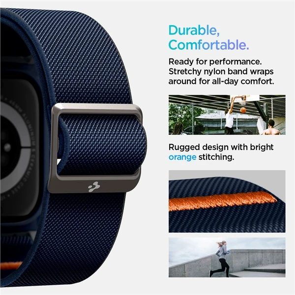Spigen Lite Fit Pro remienok s krytom Apple Watch 10/11 (46mm) námorne modrý - Remienky - Obrázok f350d2b6f9834c54926d481f9f9f2899
