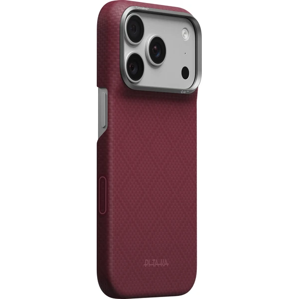 Pitaka Edge Case Argyle MagSafe kryt iPhone 18 Pro Burgundy - Puzdra - Hlavný obrázok