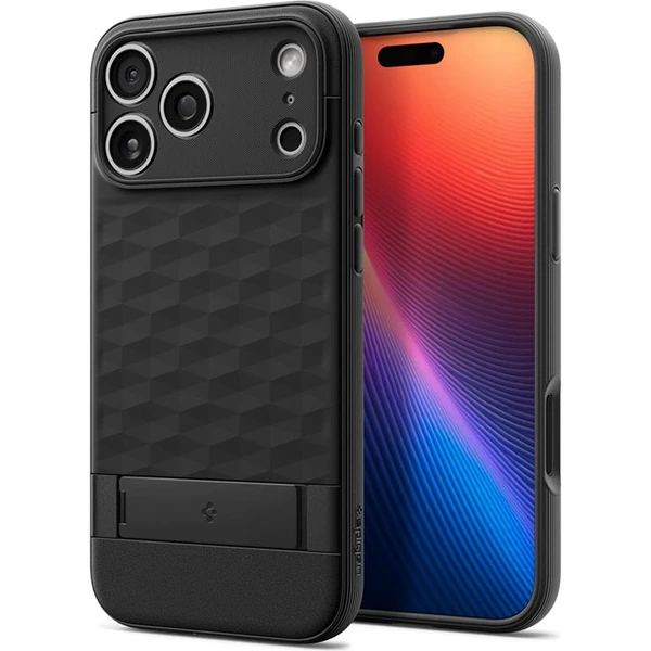 Spigen Parallax S MagSafe kryt iPhone 17 Pro Max matte black - Puzdra - Hlavný obrázok