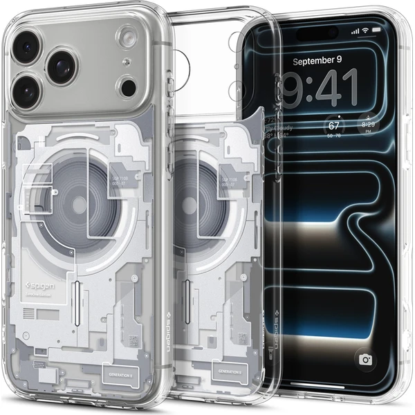 Spigen Ultra Hybrid MagSafe kryt iPhone 18 Pro Max/17 Pro Max zero one white - Puzdra - Hlavný obrázok
