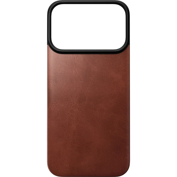 Nomad Magnetic Leather Back (Horween) MagSafe kožený kryt iPhone 18 Pro Olde Dublin - Puzdra - Obrázok f37b4ac1b7794bfaa233a17e1119acf4