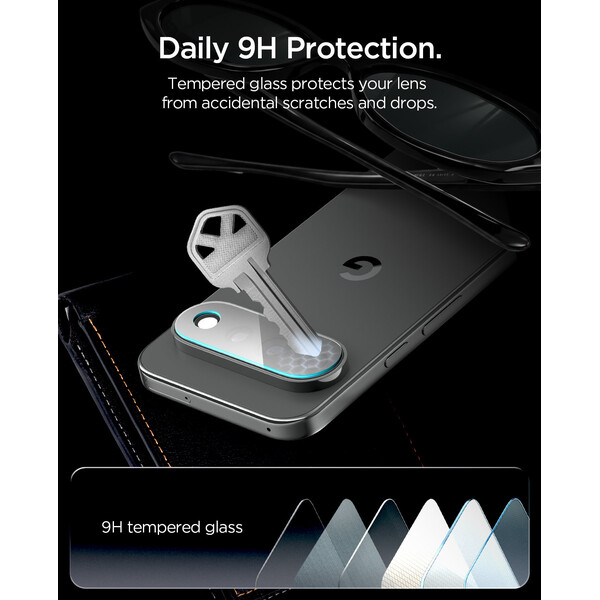 Spigen Glass tR EZ Fit Optik Pro 2 Pack, krištáľovo priehľadné - Google Pixel 11 Pro XL - Ochranné fólie a sklo - Obrázok f3a28a06fa034cd594638b5ff612a375