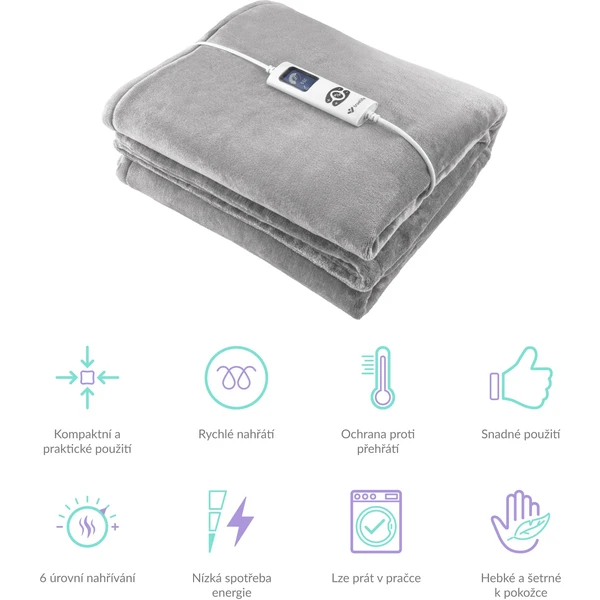 TrueLife HeatBlanket 1813 - Masážny prístroj - Obrázok f3b367043c424799b112ecf5cfd49a4a