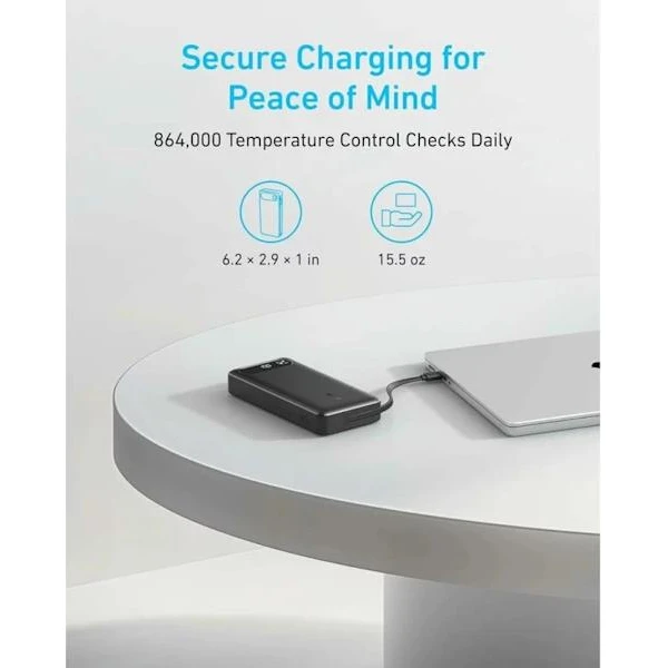 Anker Power Bank (20000mAh) 87W, s USB-C káblom čierna - Powerbanky - Obrázok f3b8d66245474bab9ccdb80c44b7abc0