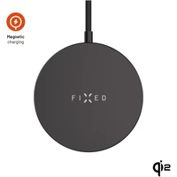 FIXED MagPad Slim MagSafe nabíjačka s Qi2, 15W, čierna - Nabíjačky
