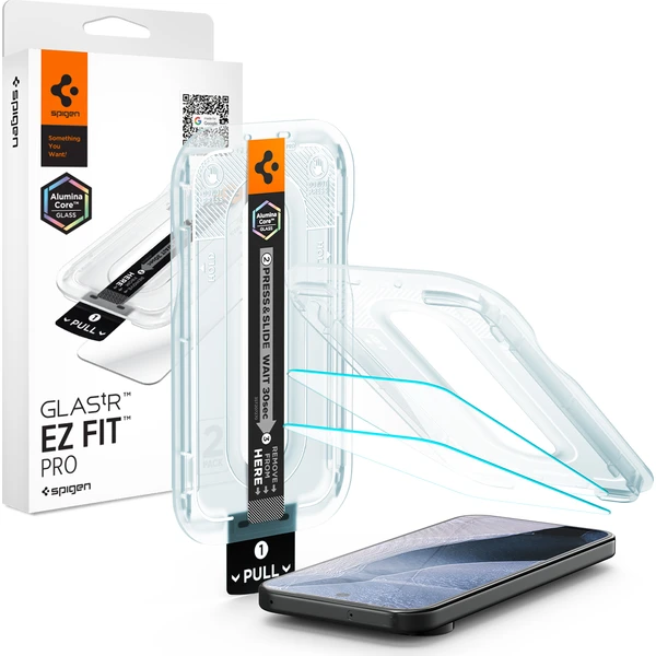 Spigen Glass tR EZ Fit Pro 2 Pack - Google Pixel 2026/2026 Pro - Ochranné fólie a sklo - Hlavný obrázok