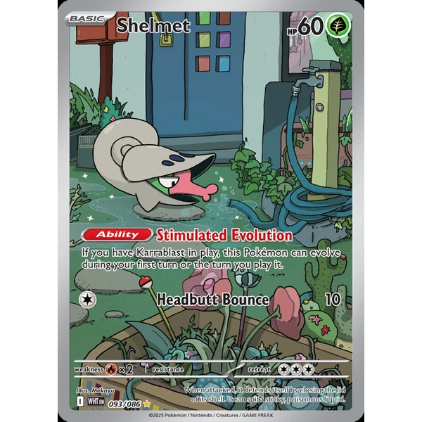 Shelmet (WHT 093) - White Flare [Holo] - Kusové karty - Hlavný obrázok