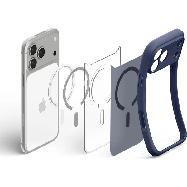 Spigen Ultra Hybrid MagSafe kryt iPhone 18 Pro Max/17 Pro Max frost deep blue - Puzdra - Obrázok f3eddfece2ce4d379a38b22c0822406c