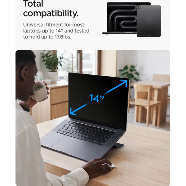 Spigen Slim Fold Laptop Stand LD201-S6 stojan čierny - Stojany - Obrázok f42234f59a2f48f1ade501b13cc03e82