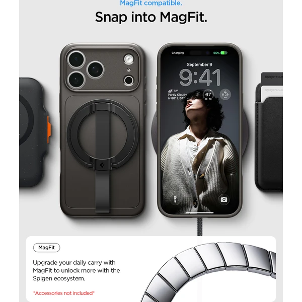 Spigen Thin Fit MagSafe kryt iPhone 18 Pro Max/17 Pro Max gunmetal - Puzdra - Obrázok f43fcd0916ff4ade97d81cec0c3ceade