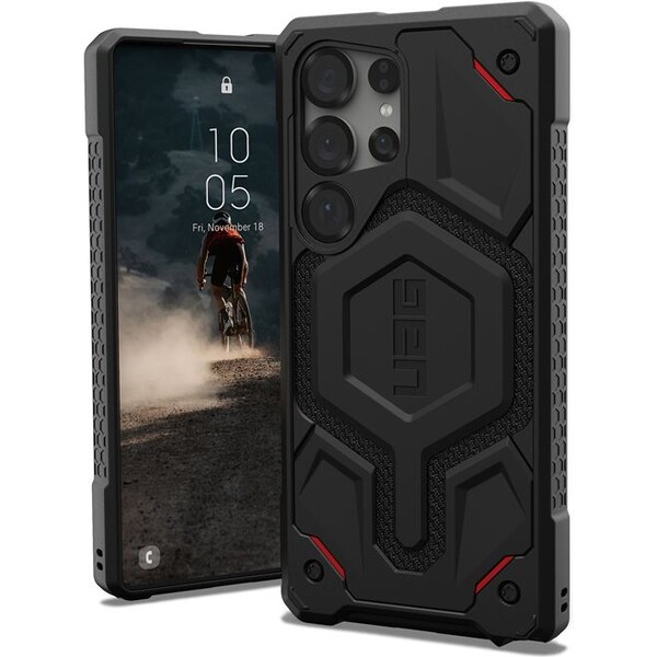 UAG Monarch Pre kryt Samsung Galaxy S25 Ultra Kevlar čierny