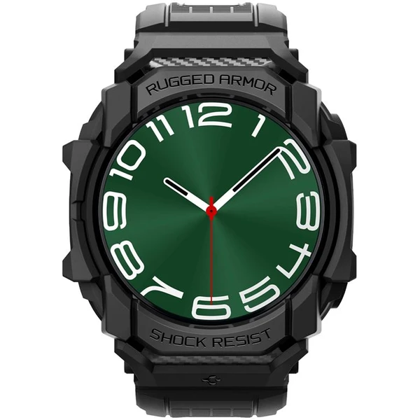 Spigen Rugged Armor Pre kryt Samsung Galaxy Watch Ultra matne čierny - Puzdra - Obrázok f45e539521ca44af885b05faeb726b3a