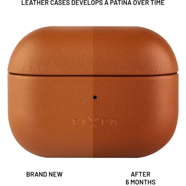 FIXED PodsLeather kožené púzdro pre Apple AirPods 3 hnedé - Puzdra - Obrázok f45fe3fd7edf4c658b3049f37f6a893a