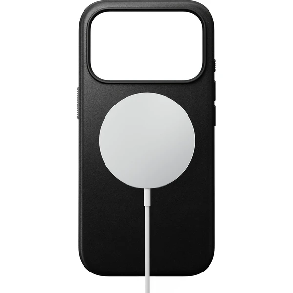 Nomad Modern Leather MagSafe kožený kryt iPhone 18 Pro Black - Puzdra - Obrázok f46c90dc2be046338cf91cdc342c46a9