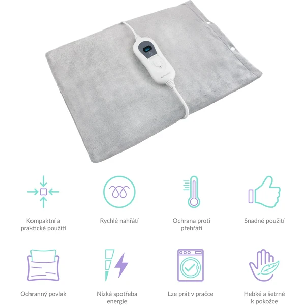 TrueLife HeatBlanket 0403 nahrievacia deka - Masážny prístroj - Obrázok f48d560cc5a4418bae06a8db991a75c0