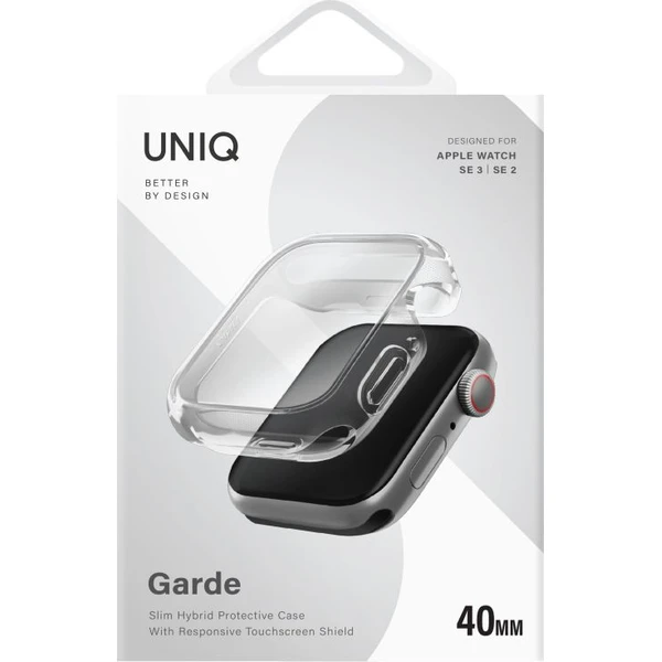 UNIQ Garde Hybrid TPU+PC púzdro Apple Watch (40mm) priehľadné - Puzdra - Obrázok f4a18b5e7e78463eb79ce8b221ec3fc6