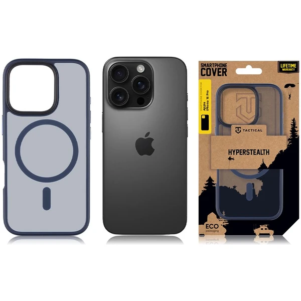 Tactical MagForce Hyperstealth Kryt pre iPhone 16 Pro Deep Blue - Puzdra - Obrázok f4c7fb3c86264b2b97ad86d003ef5437