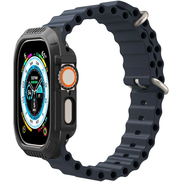 Spigen Lock Fit kryt Apple Watch Ultra 3/2/1 (49mm) čierny - Puzdra - Obrázok f4d26d91375941b09aea0bc9e7a9471c