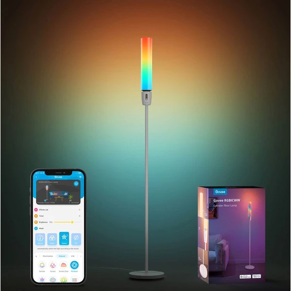 Govee Cylinder Smart RGBICWW LED stojaca lampa biela - Inteligentné osvetlenie - Hlavný obrázok