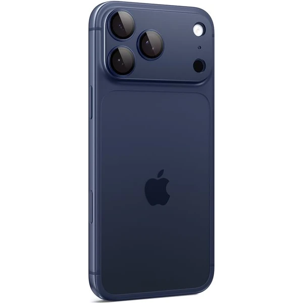 Spigen Glass TR EZ Fit Optik Pro XL sklo na fotoaparát iPhone 17 Pro tmavo modré - Ochranné fólie a sklo - Obrázok f4e006a1c0644d7da04d17ff70e4df34