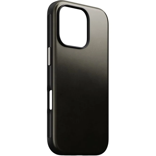 Nomad Modern Leather Case MagSafe kryt iPhone 16 Pro zelený chrómovaný - Puzdra - Hlavný obrázok