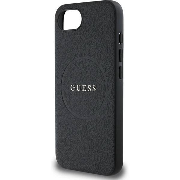 Guess PU Grained Classic Logo MagSafe kryt iPhone 17e/16e čierny - Puzdra - Obrázok f523fd70ec904561ac1c34004074d936