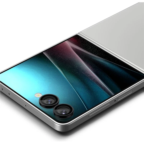 Spigen Glass TR EZ Fit Optik Pre HD sklo Samsung Galaxy Z Flip7 čierne (2 ks) - Ochranné fólie a sklo - Obrázok f526c3bcd3bd4affaa79ccc36fa36132