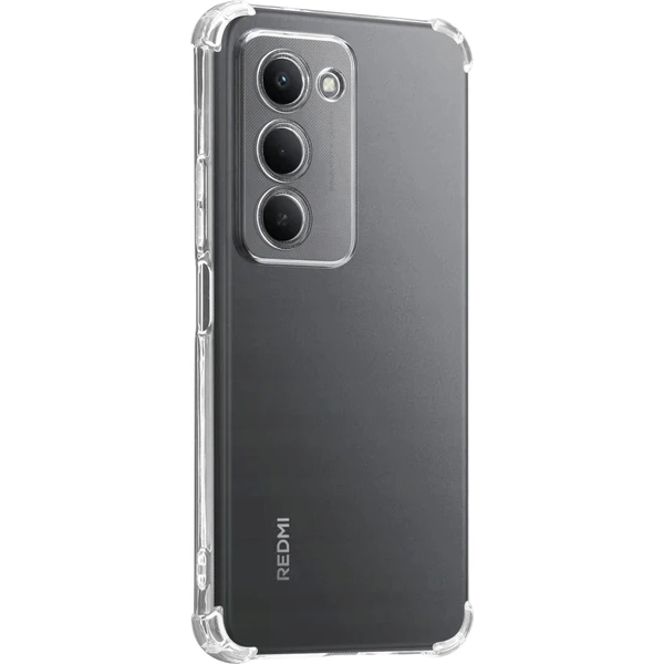 Taktický TPU Plyo kryt Xiaomi Redmi 15 4G/5G priehľadný - Puzdra - Hlavný obrázok