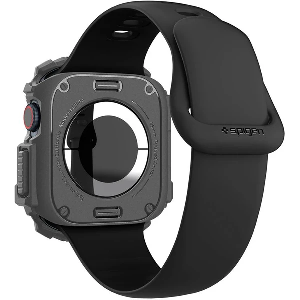 Spigen Rugged Armor kryt pre Apple Watch 10/11 (46mm) tmavo šedý - Puzdra - Obrázok f539fbd1c6944596a60c21d332761d4d
