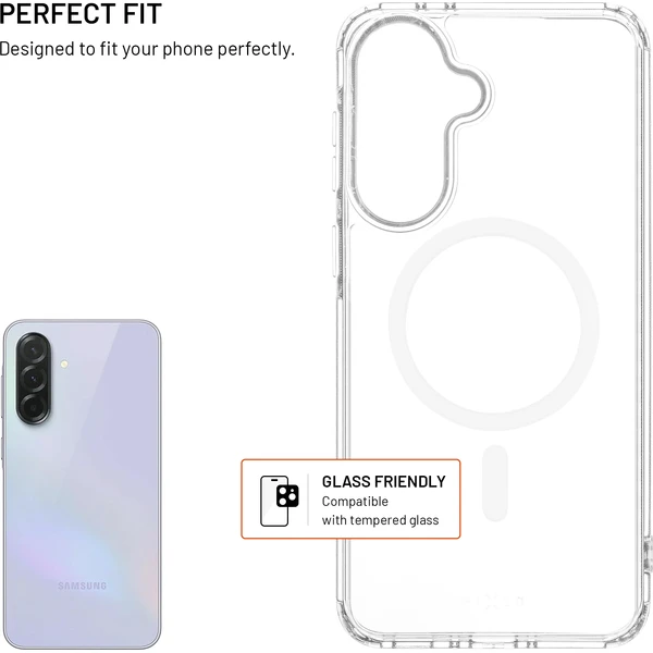 FIXED MagPure kryt s MagSafe Samsung Galaxy A37 5G číry - Puzdra - Obrázok f546370f005543ee905c55000e3dd5b0