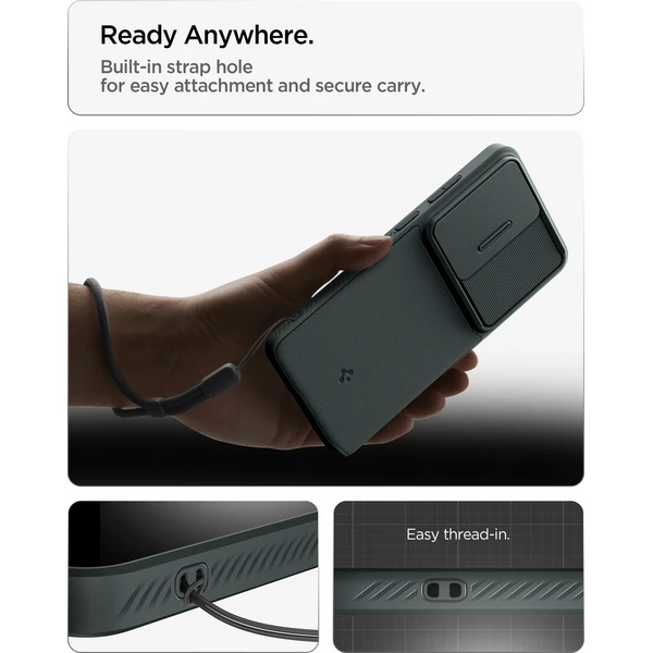 Spigen Optik Armor kryt Samsung Galaxy S26 Ultra zelený - Puzdra - Obrázok f54768029cb242f3b2eda780dad6063a