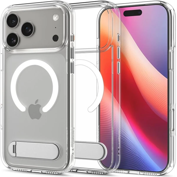 Spigen Ultra Hybrid S MagSafe kryt iPhone 17 Pro clear white - Puzdra - Hlavný obrázok