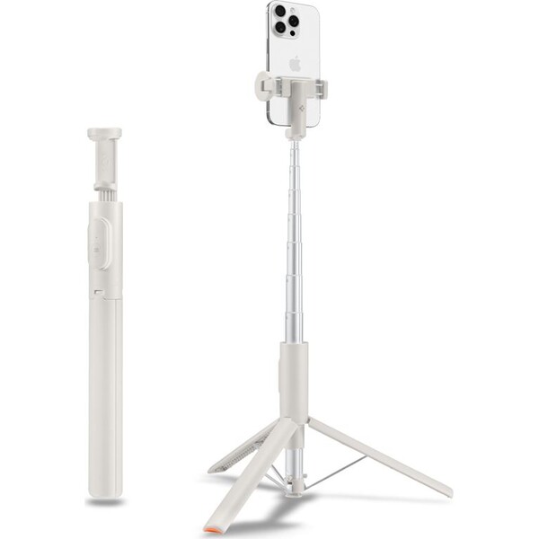 E-shop Spigen Tripod Selfie Stick MagSafe Auto-Open selfie tyč béžová
