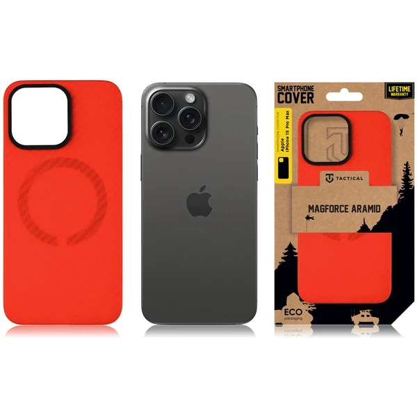 Tactical MagForce Aramid Bloody Mary Limited Edition Kryt pre Apple iPhone 15 Pro Max - Puzdra - Obrázok f5824855017b46609ef6de6fa114f8f1
