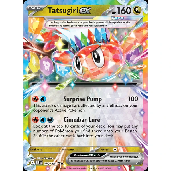 Tatsugiri ex (SSP 142) - Surging Sparks [Holo] - Kusové karty - Hlavný obrázok